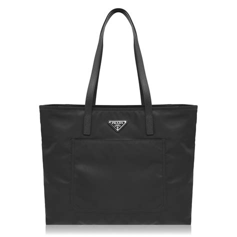 prada nylon shopper tote bag